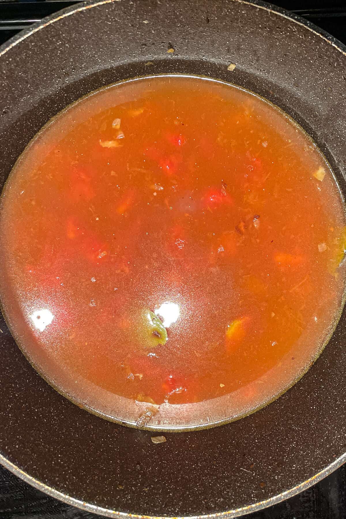 soup cooking in a pot