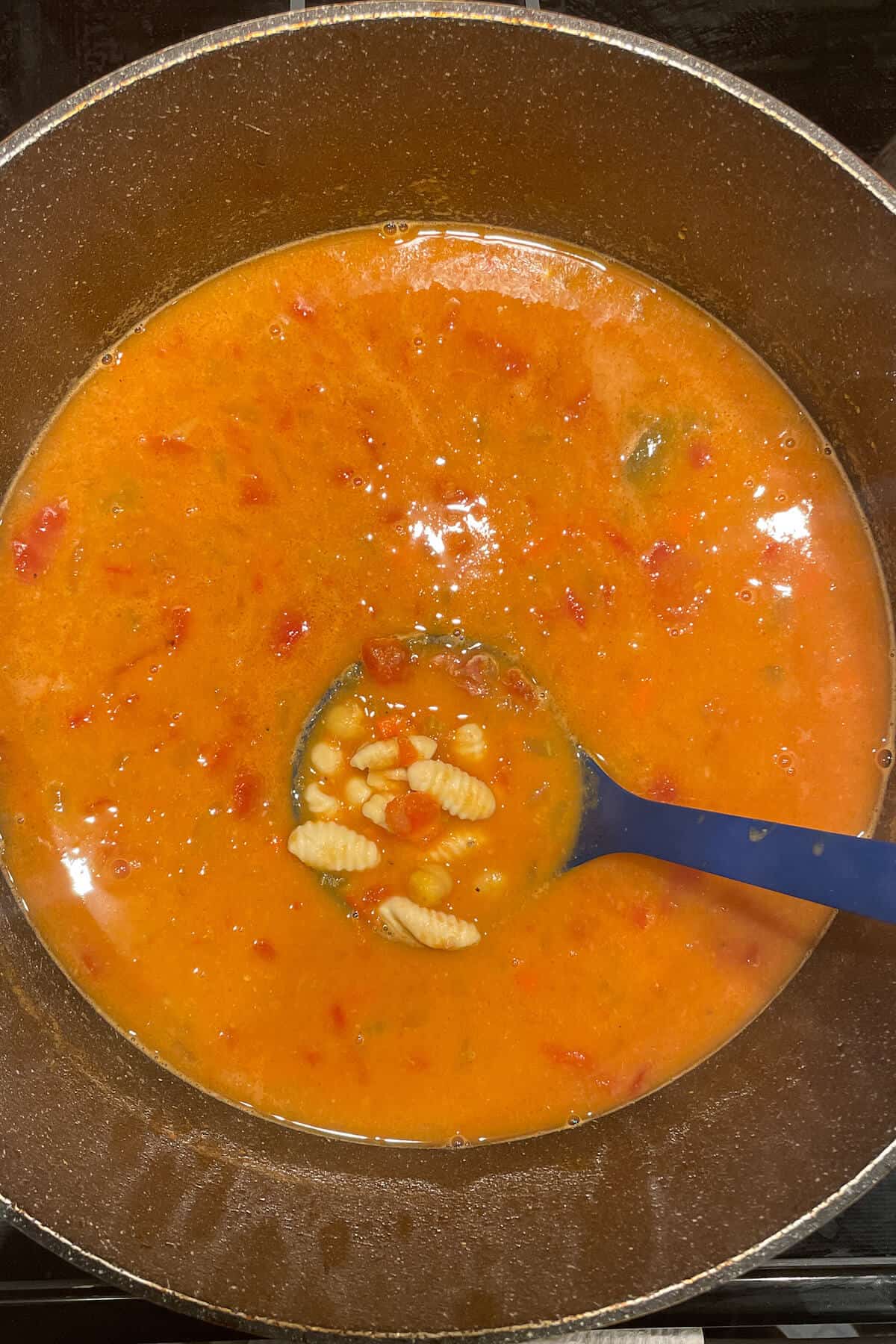 chickpea and cavatelli soup